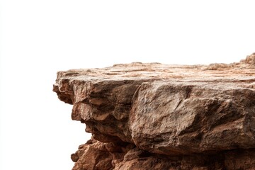 Rock Formation Isolated on White