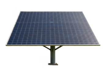 Isolated Solar Panel Generating Clean Renewable Electrical Energy Source