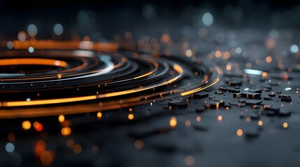 Futuristic Holographic Interface Concept