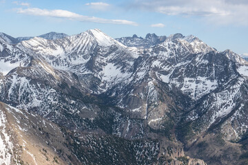 Rugged Colorado Rocky Mountains. Sangre de Cristo Wilderness. 