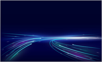 Abstract speed light hitech communication concept innovation background.