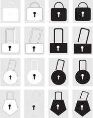 set of  icons for web