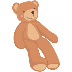 Teddy Bear Illustration. Cute teddy bear vector drawing. Set of cute Teddy Bears. Various funny characters. Valentines day, love, romance, toy, gift concept. Cartoon style.