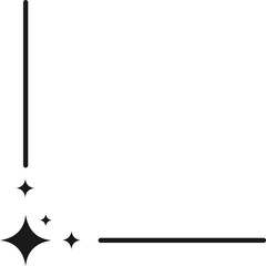 Fototapeta premium Sparkle Corner