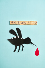 Awareness image for World Dengue Day with mosquito control message