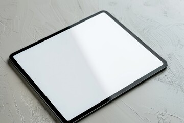 High Detail Image of Modern Digital Tablet Closeup Isolated