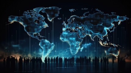 illustration symbolizing world population day