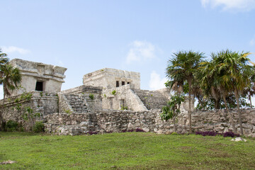Archaeological site of Tulum Yucatan Mexico