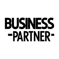 Business partner silhouette design, black cutout on white background, vector shape