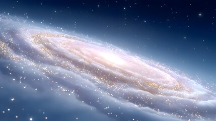 A vertical galaxy swirl with radiant magentas, generation AI 