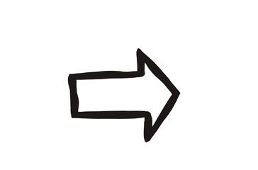 A black arrow pointing to the right