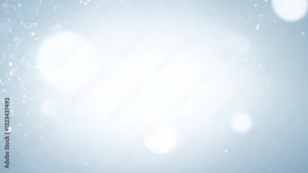 Poster soft dreamy background with blue bokeh lights serene and tranquil abstract texture for various desig