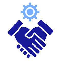 Fototapeta premium Cooperation Icon