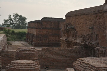 Ruins of Ancient Nalanda University in Bihar, India