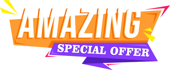 Sale Discount banner and label design