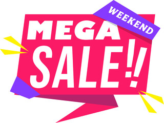 Sale Discount banner and label design