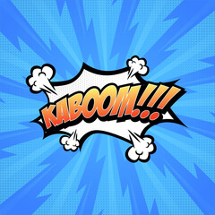 Comic Expression Text in Pop Art Design