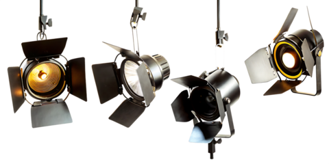 spotlight isolated on white background PNG