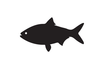 Obraz premium Hint silhouette on white background.01