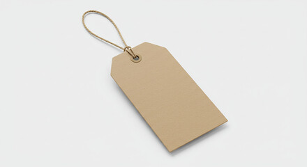 Blank Kraft Paper Tag Perfect for Crafting, Labeling, and Gift-Giving