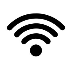 Wi-Fi Signal Icon &ndash; Isolated on White Background