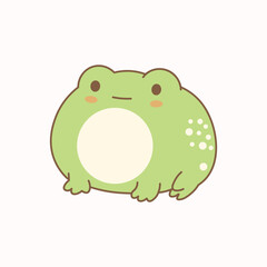 Cute Hand Drawn Frog Illustration for Kids and Nursery Decor