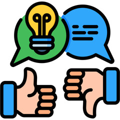 Fototapeta premium Feedback Session Icon