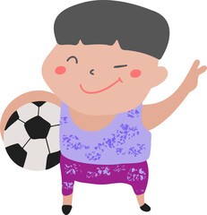 축구, 소년, 미소, 캐릭터, 파랑, 미식 축구, 남자아이, 공, 꼬마, 스포츠, 선수, 놀이, 게임, 재미, 국민, 놀기, 사람, 팀, 어린시절