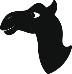 vector image of a horse