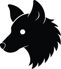 vector illustration of a wolf