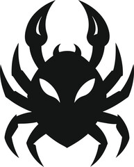 scorpion tattoo on white background