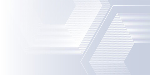 Design white background with gradient color and artistic dynamic hexagon modern abstract art simple