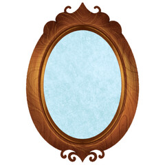 wooden mirror frame