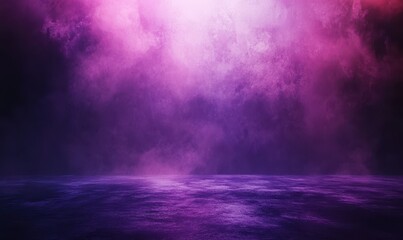 dark violet studio background banner, gradient wall backdrop