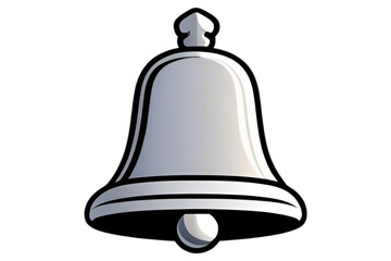 christmas bell isolated on white