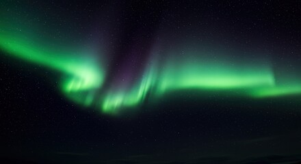 Fototapeta premium Mesmerizing Aurora Borealis A Celestial Dance of Lights