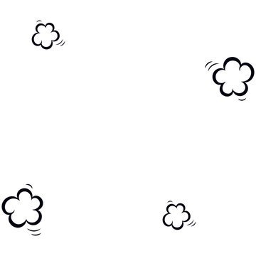 Comic Effect Shapes. Set of comic effect shape with pop art style. Comic speech bubbles halftone dot background. Comic surprise, attention and inspiration effect.