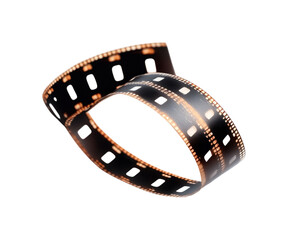 Film Strip Isolated on White Background for Artistic Creativity