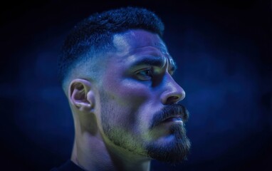 Close-up profile of a man (3)
