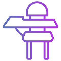 desk Gradient icon