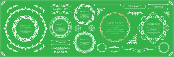 Heritage Elegance Frame Pack: Ornate Vintage Borders