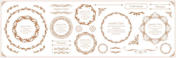 Heritage Elegance Frame Pack: Ornate Vintage Borders