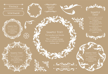 Heritage Elegance Frame Pack: Ornate Vintage Borders