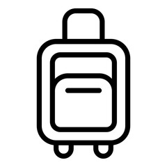 suitcase icon line