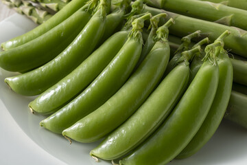 新鮮で美味しいスナップエンドウ