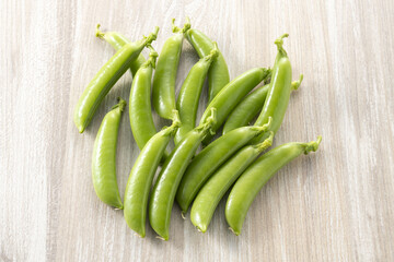 新鮮で美味しいスナップエンドウ