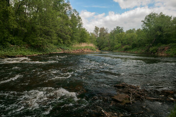 Borovka River, Buzuluksky forest, Russia.