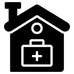 Obraz premium house Solid icon