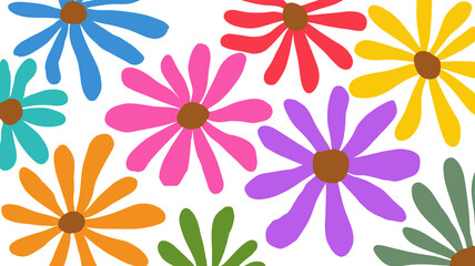 Transperant floral design for background 