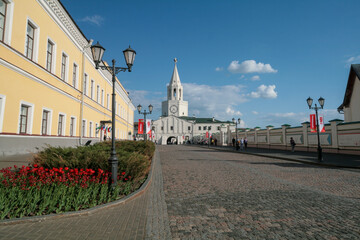 Views of the streets of Kazan, Russia.